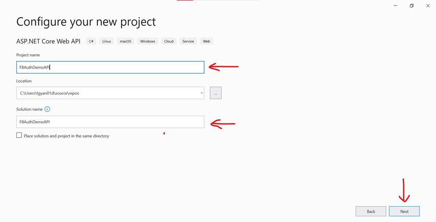 How to build and publish a .NET Core API to perform CRUD operations on Azure Cosmos DB (SQL API) and secure it using Facebook Authentication